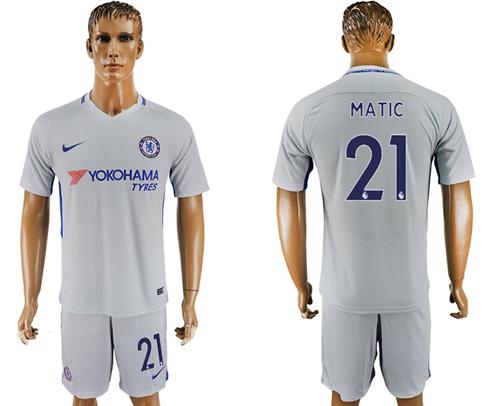 Chelsea #21 Matic Sec Away Soccer Club Jersey - Click Image to Close